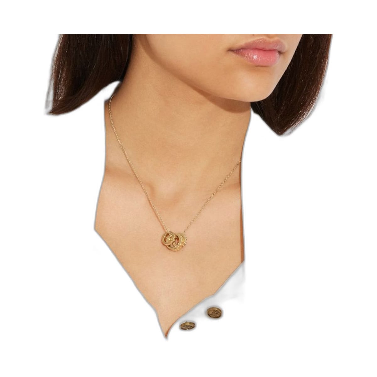 Coach Signature Rondell Necklace Gold