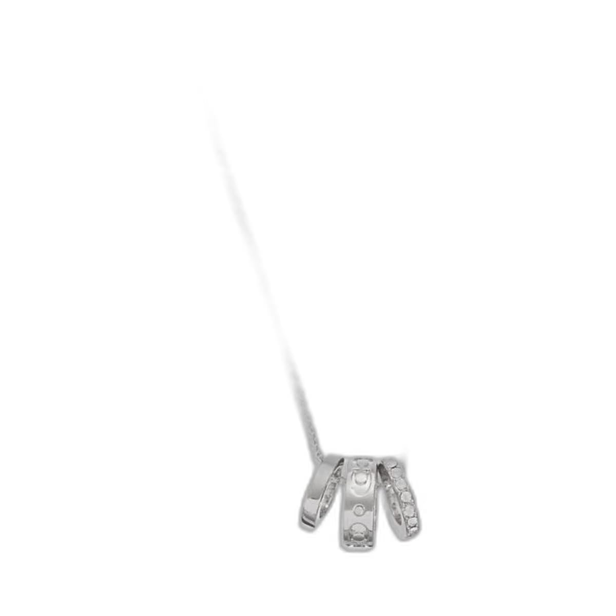 Coach Signature Rondell Necklace Silver