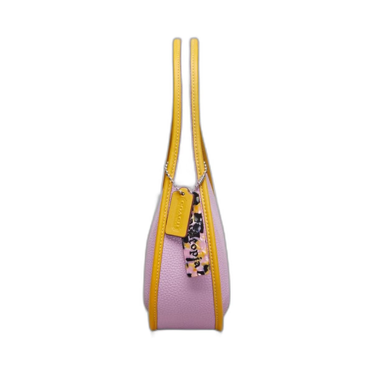 Coach Ergo Bag In Coachtopia Leather Violet Orchid Flax