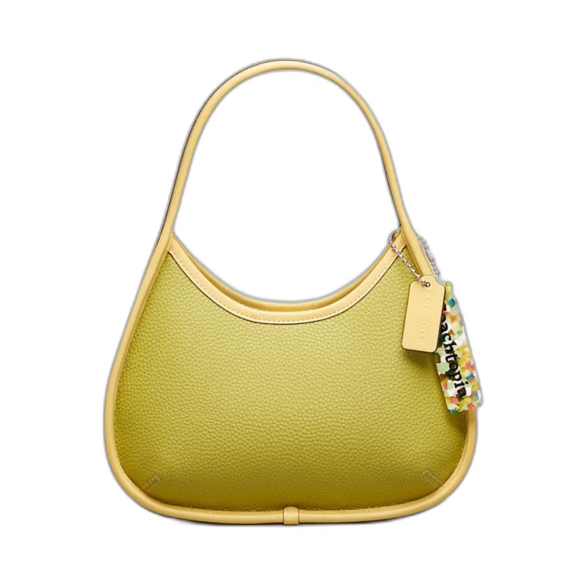Coach Ergo Bag In Coachtopia Leather Lime Green Sunflower