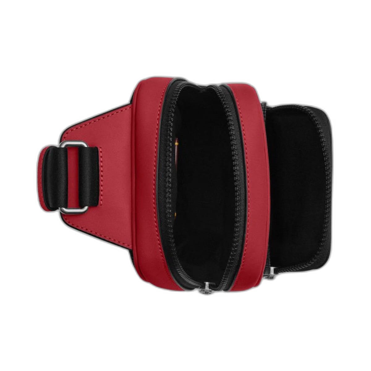 Coach Racer Sling Pack Silver True Red