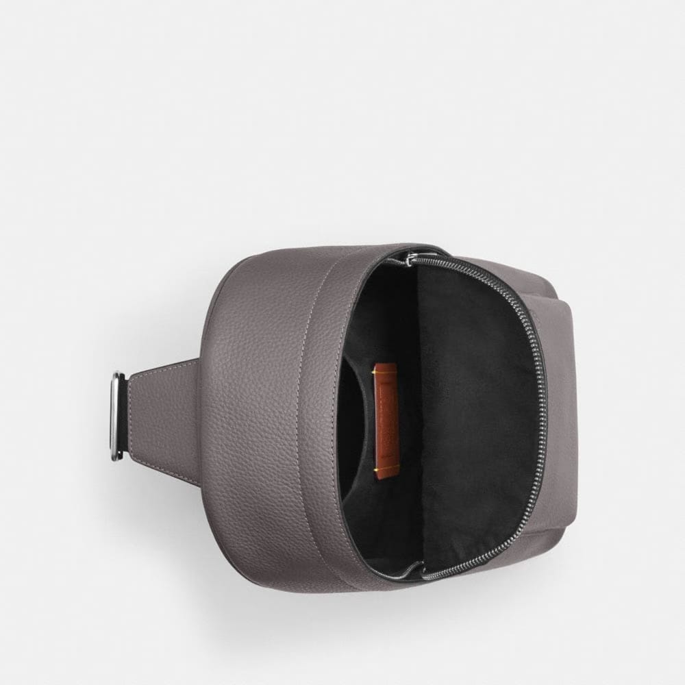Coach West Pack Silver Graphite