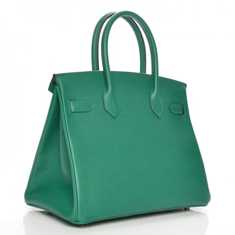 Hermes Birkin Epsom 30 Vert Vertigo