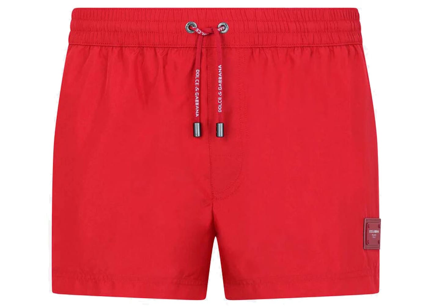 Dolce & Gabbana Shorts Branded Plate Swim Trunks Azure