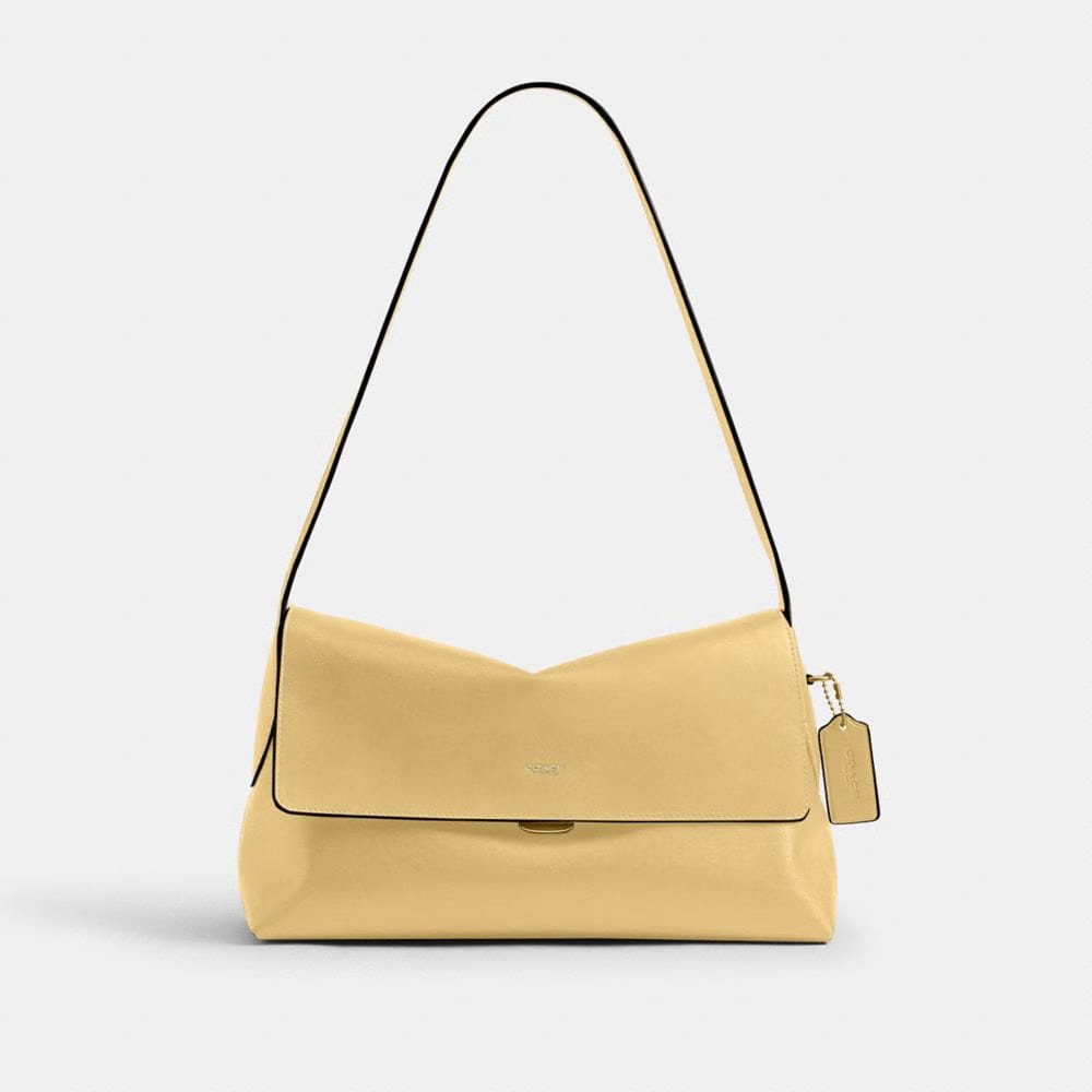 Coach Chelsea Shoulder Bag 30 Brass Vanilla
