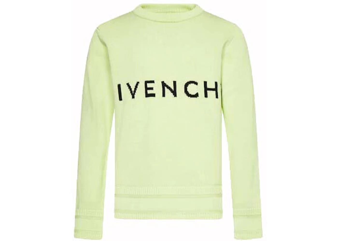 Givenchy 4G Intarsia Knitted Sweater Yellow/Black