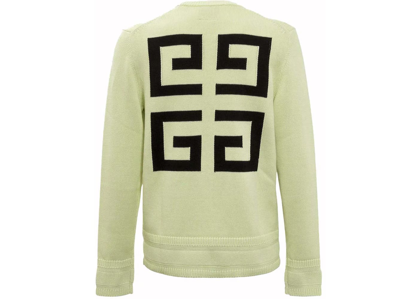 Givenchy 4G Intarsia Knitted Sweater Yellow/Black
