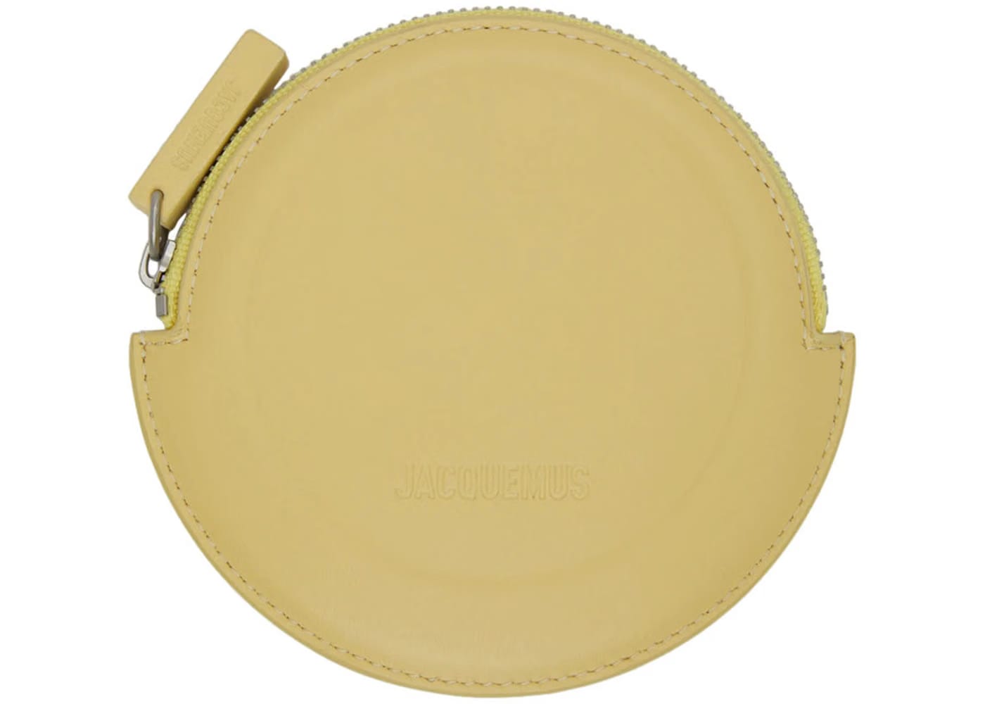 Jacquemus Le Rond Zip Up Purse Yellow