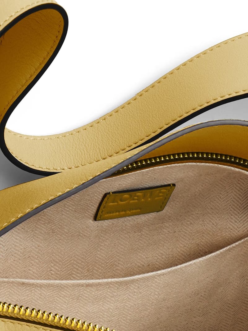 LOEWE Puzzle Hobo Bag in Nappa Calfskin Ochre