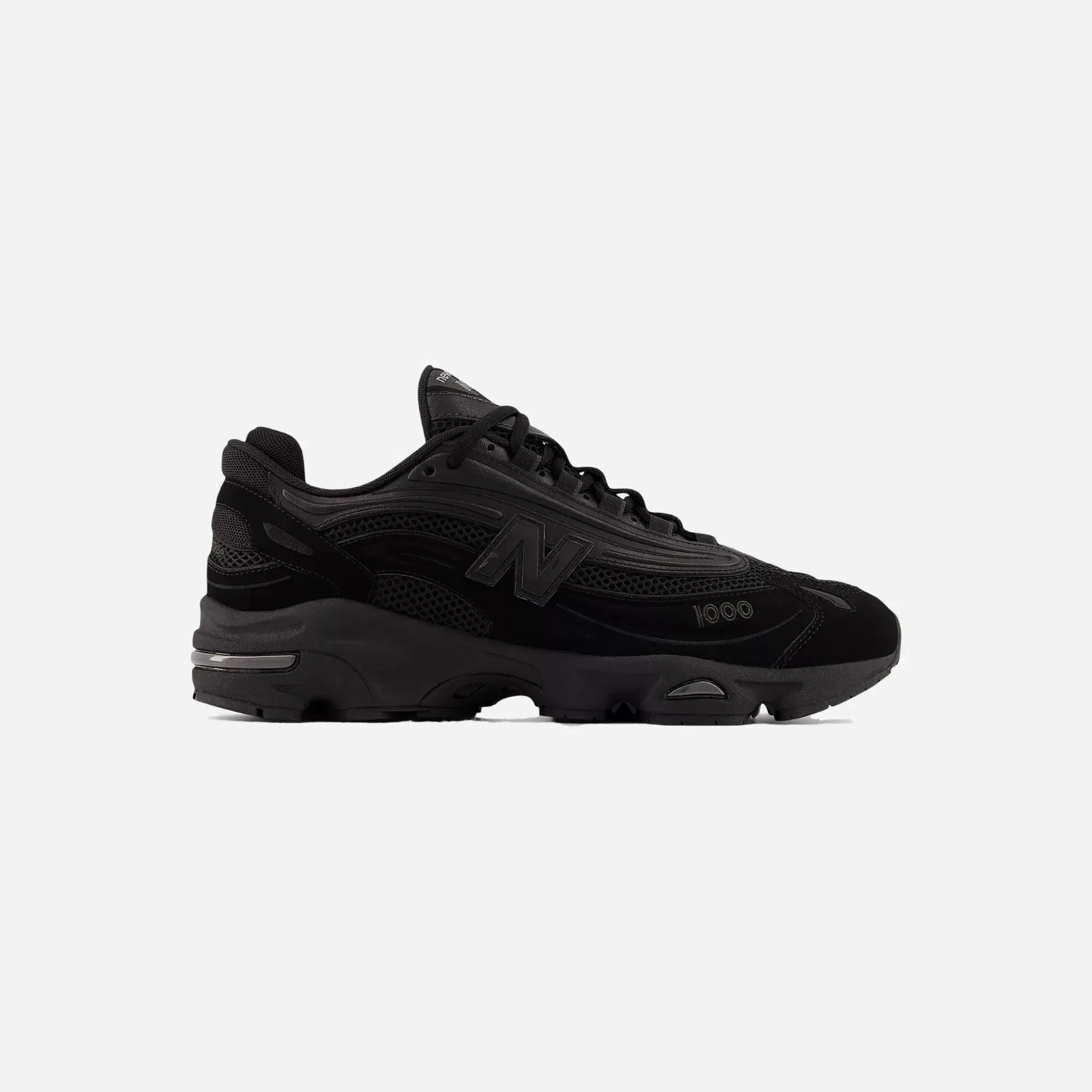 New Balance 1000 Black With Black Cement Castlerock