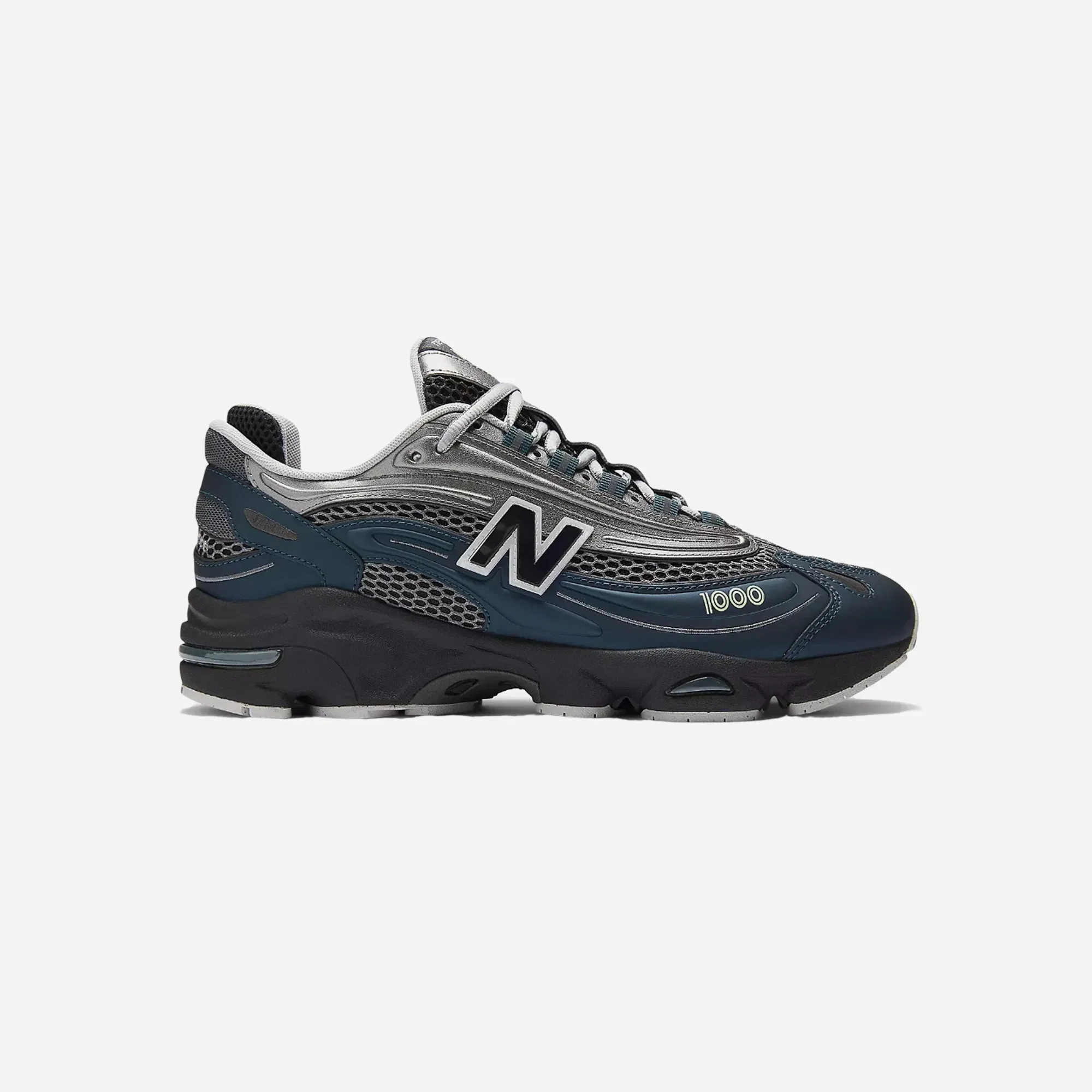 New Balance 1000 Deep Ocean With Dark Silver Metallic Mint Flash
