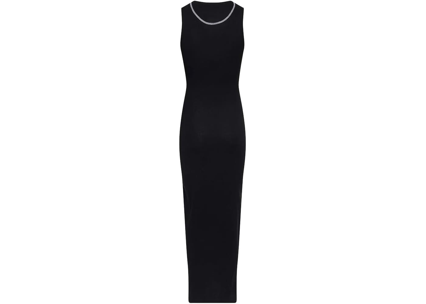 LOEWE Anagram Cotton Tank Dress Black