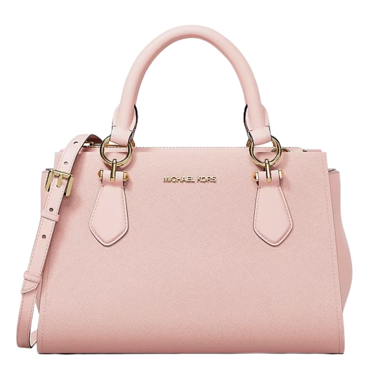 Michael Kors Marilyn Small Leather Satchel POWDER BLUSH