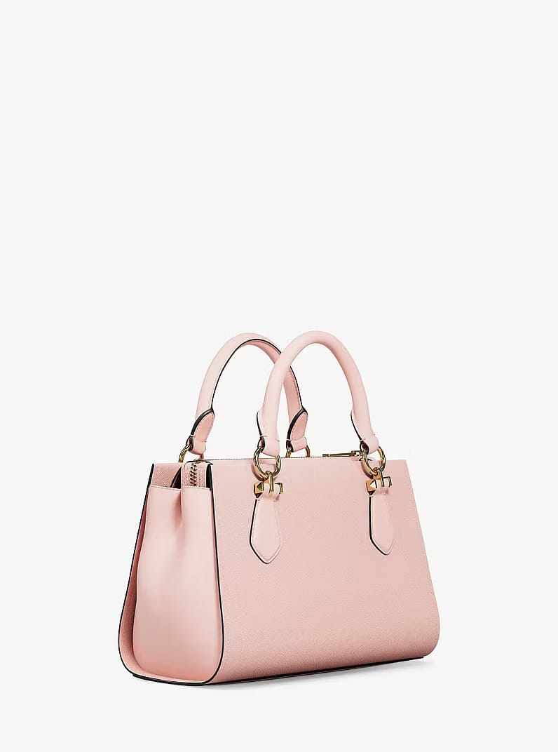 Michael Kors Marilyn Small Leather Satchel POWDER BLUSH