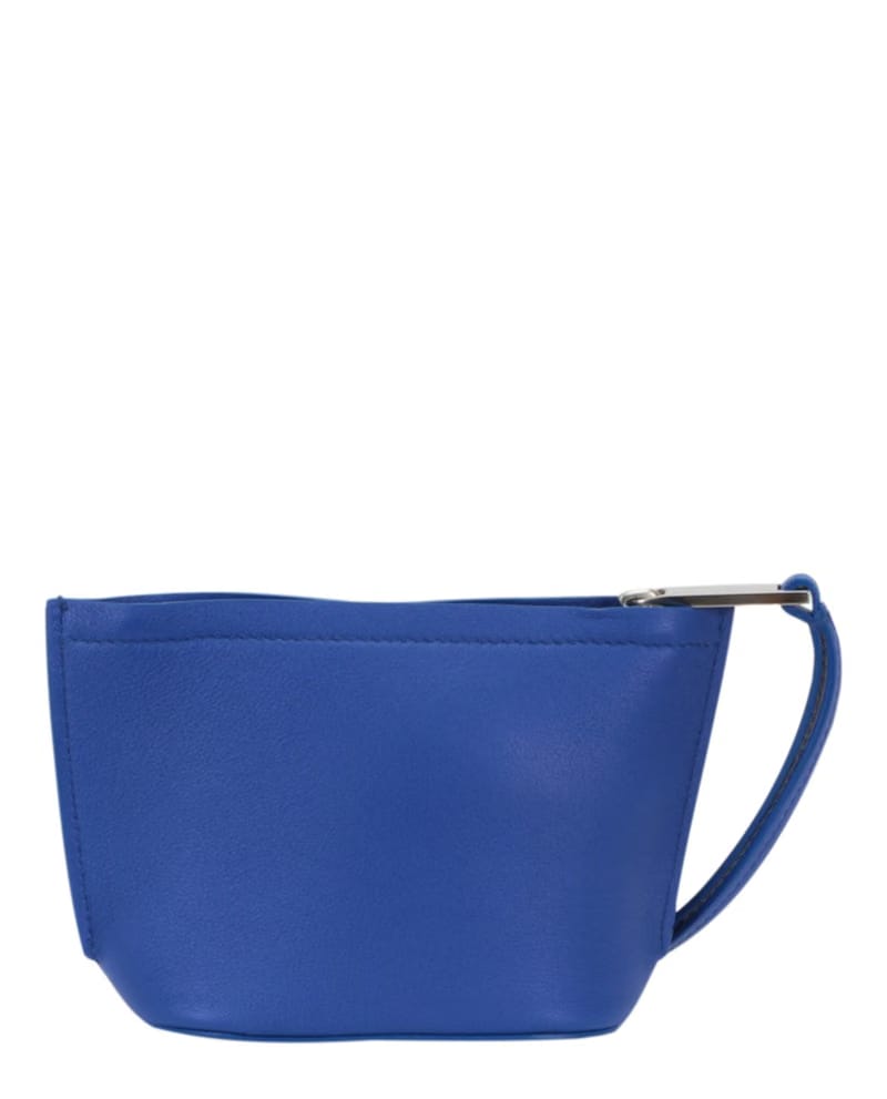 Ferragamo Micro Logo Pouch Blue