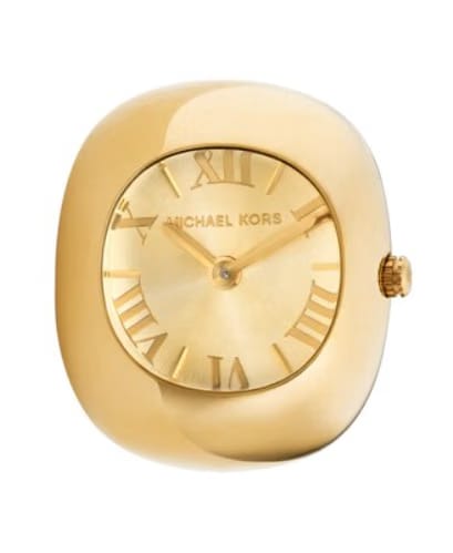 Michael Kors Women Gold Stainless Steel Analog Watch