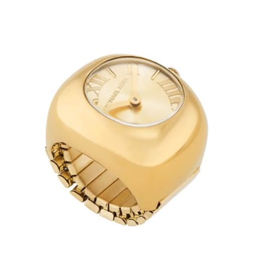 Michael Kors Women Gold Stainless Steel Analog Watch