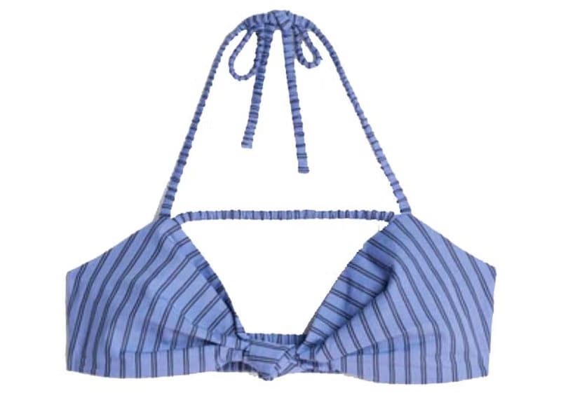 Jacquemus x Tekla La Brassière Boro Stripe