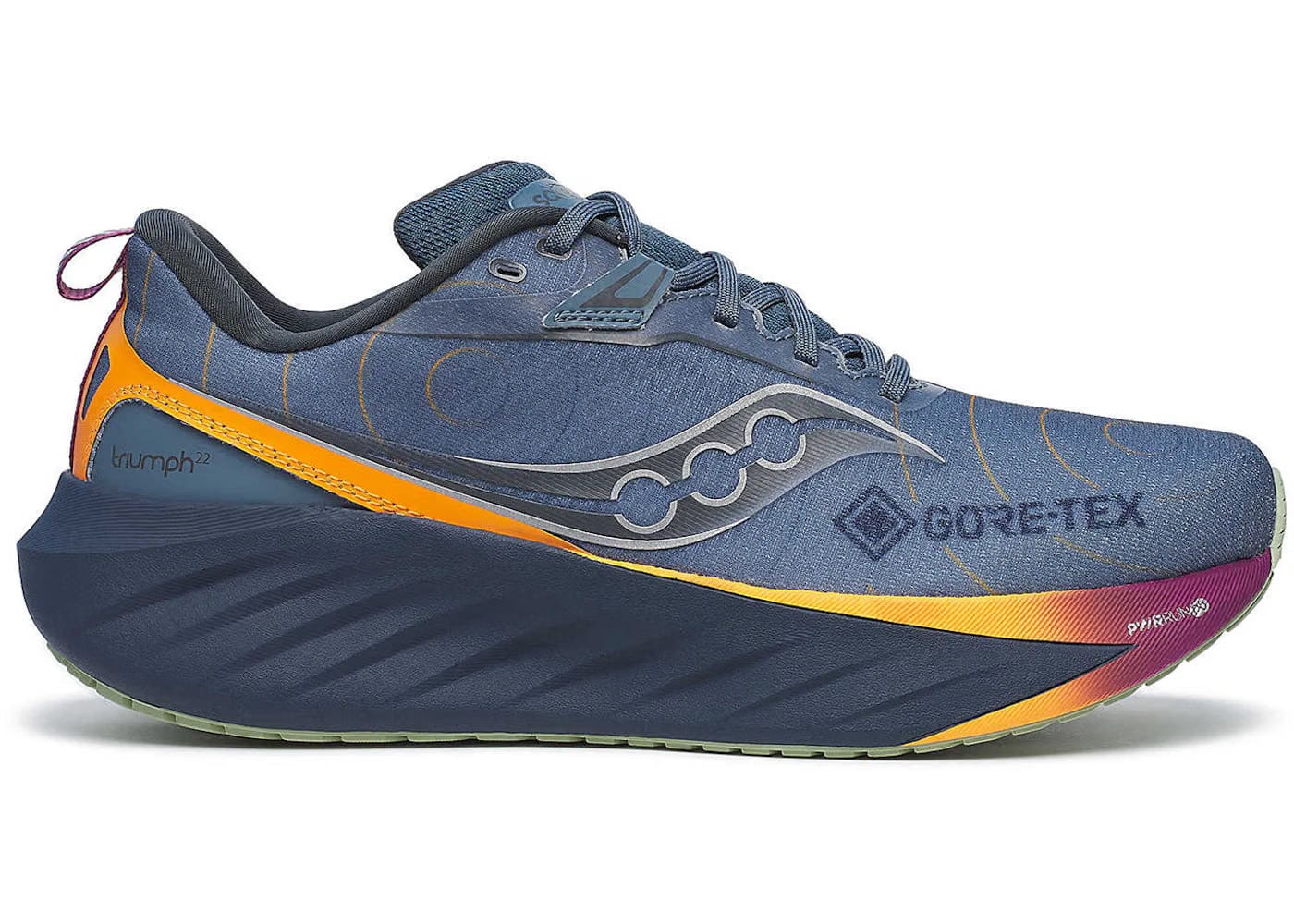 Saucony Triumph 22 Gore-Tex Mirage Navy