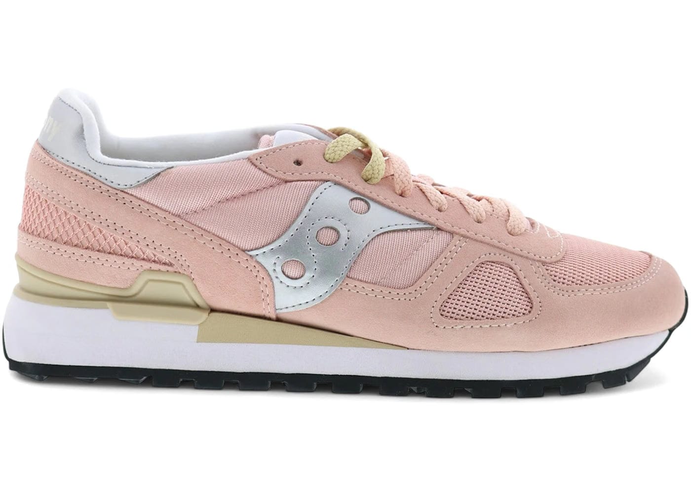 Saucony Shadow Original Pale Pink Silver Womens