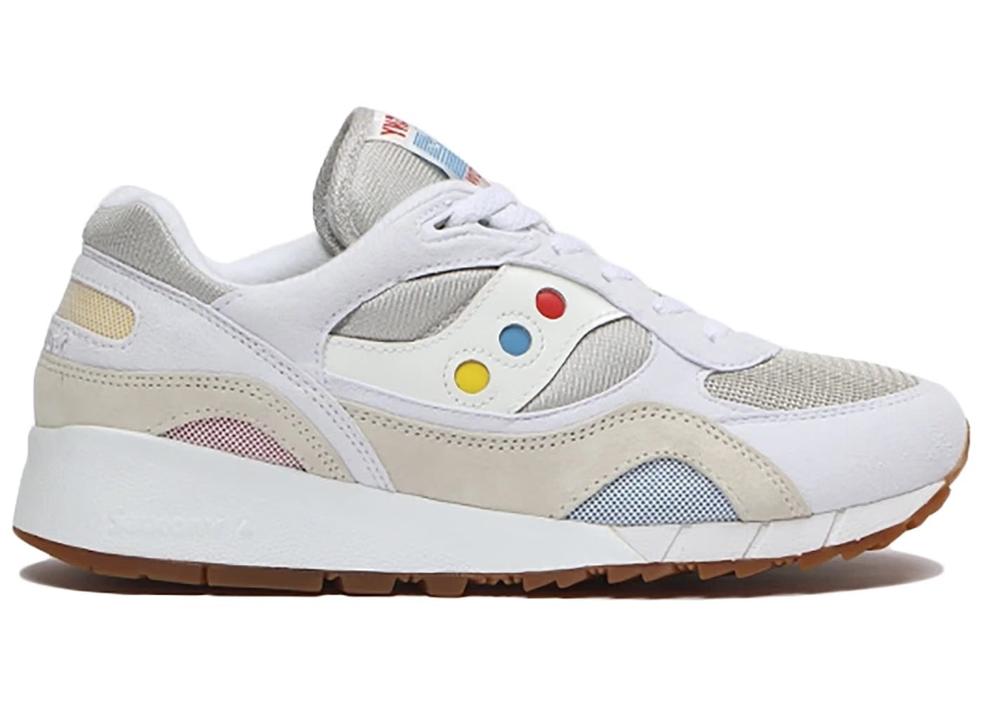 Saucony Shadow 6000 White Multi-Color Billys