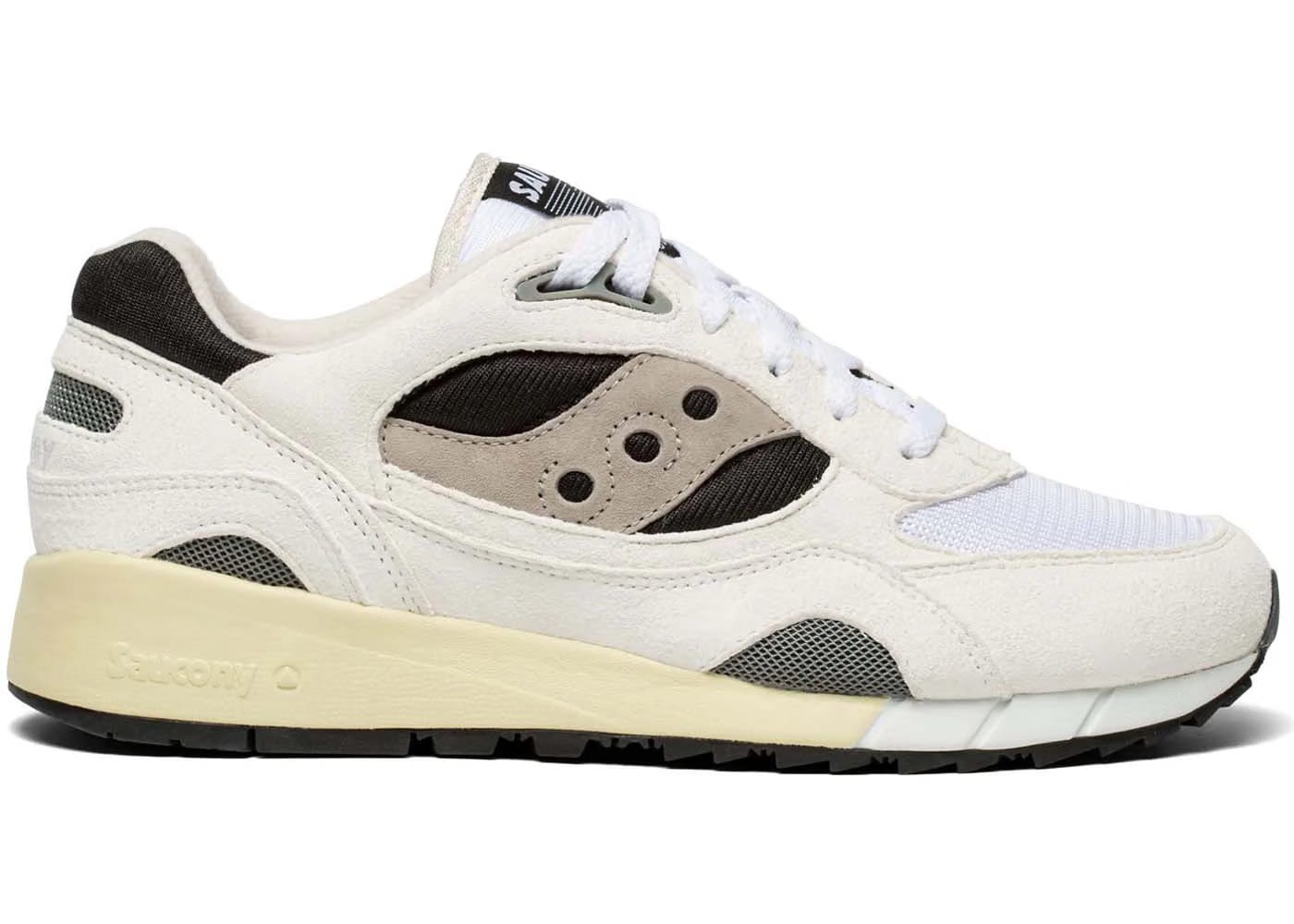 Saucony Shadow 6000 White Black Grey