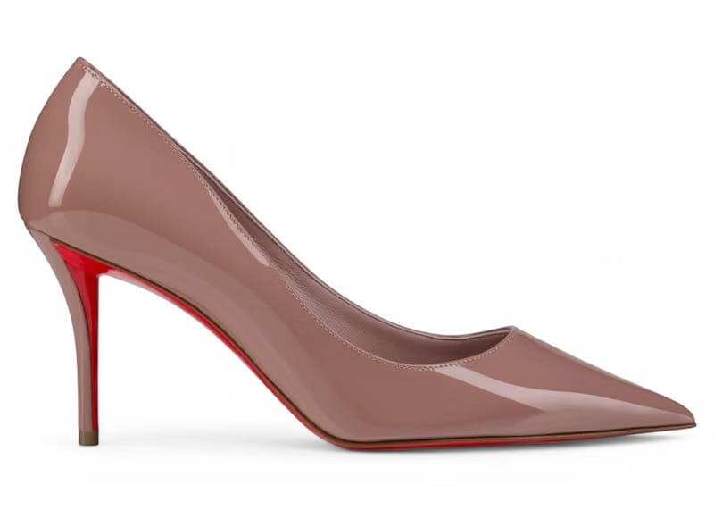 Christian Louboutin Miss Z 80mm Pump Vintage Rose Patent Calf Leather
