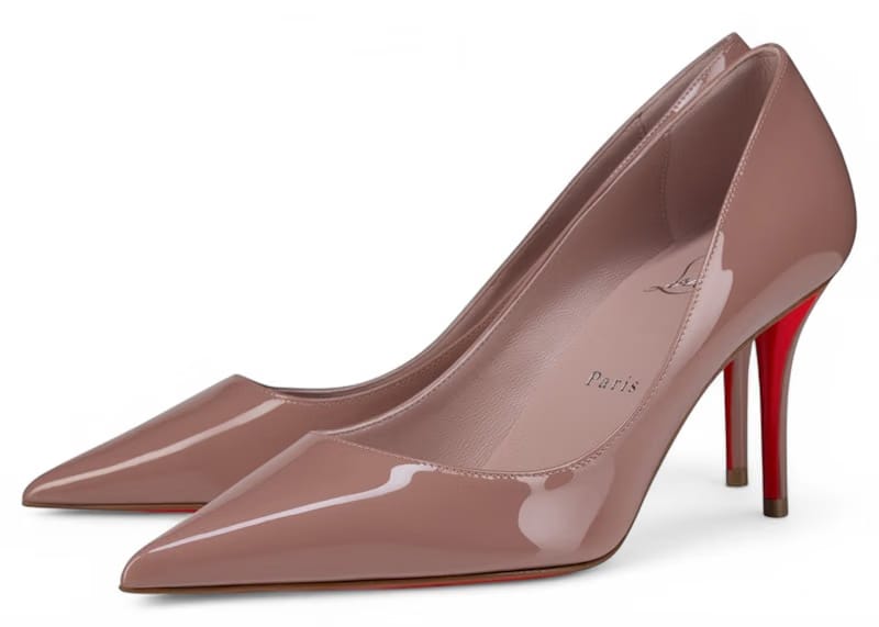 Christian Louboutin Miss Z 80mm Pump Vintage Rose Patent Calf Leather