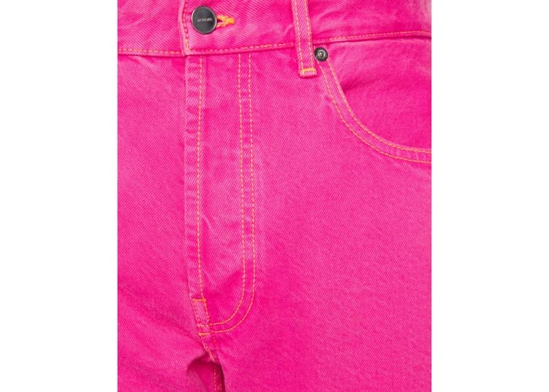Jacquemus Le de Nimes Fresa Straight Jeans Pink