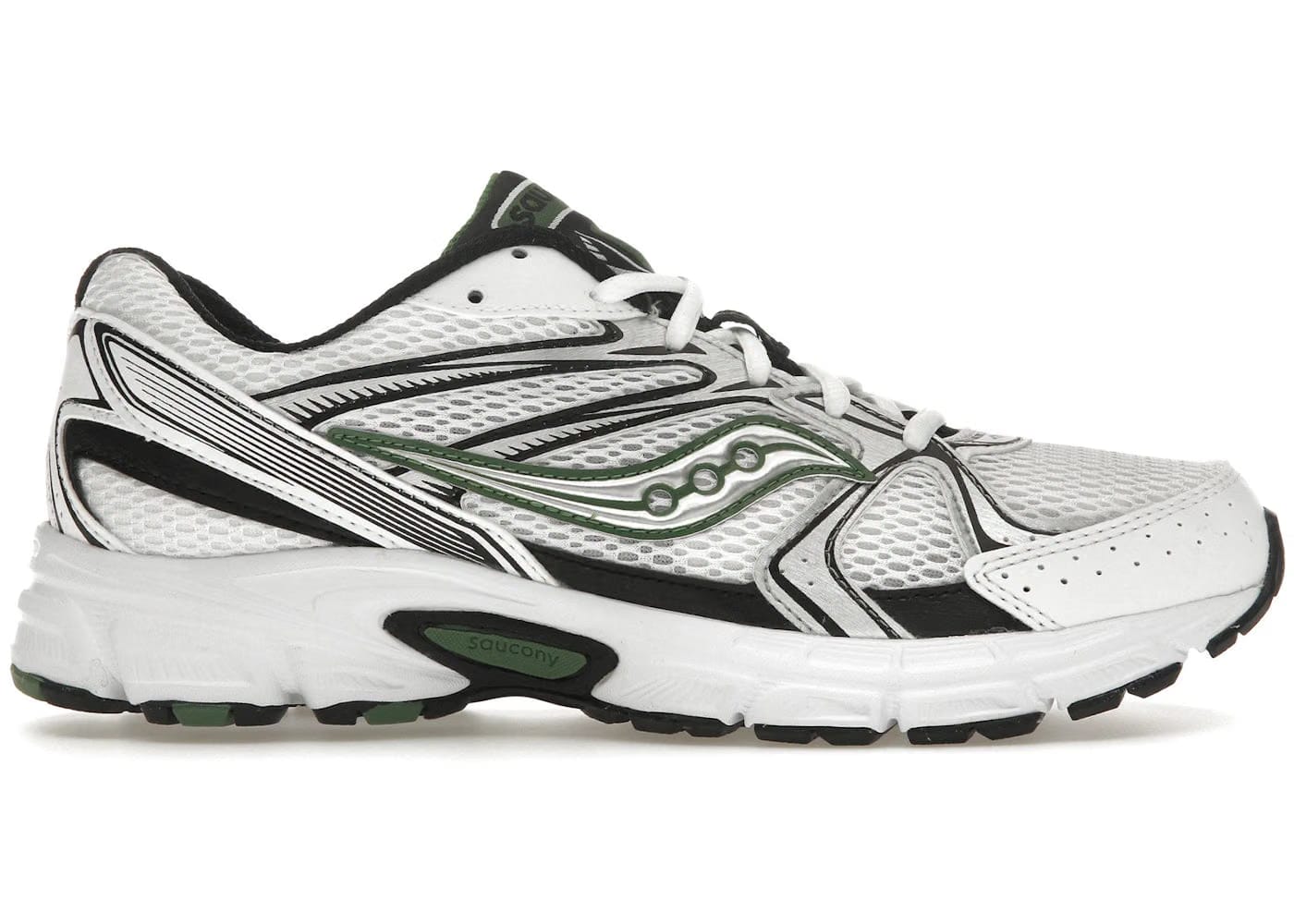 Saucony Ride Millennium White Green Black