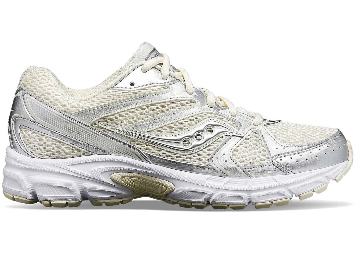 Saucony Ride Millennium Cream Silver Womens