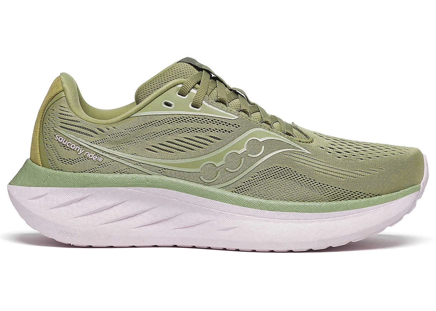 Saucony Ride 18 Hemlock Bloom Womens