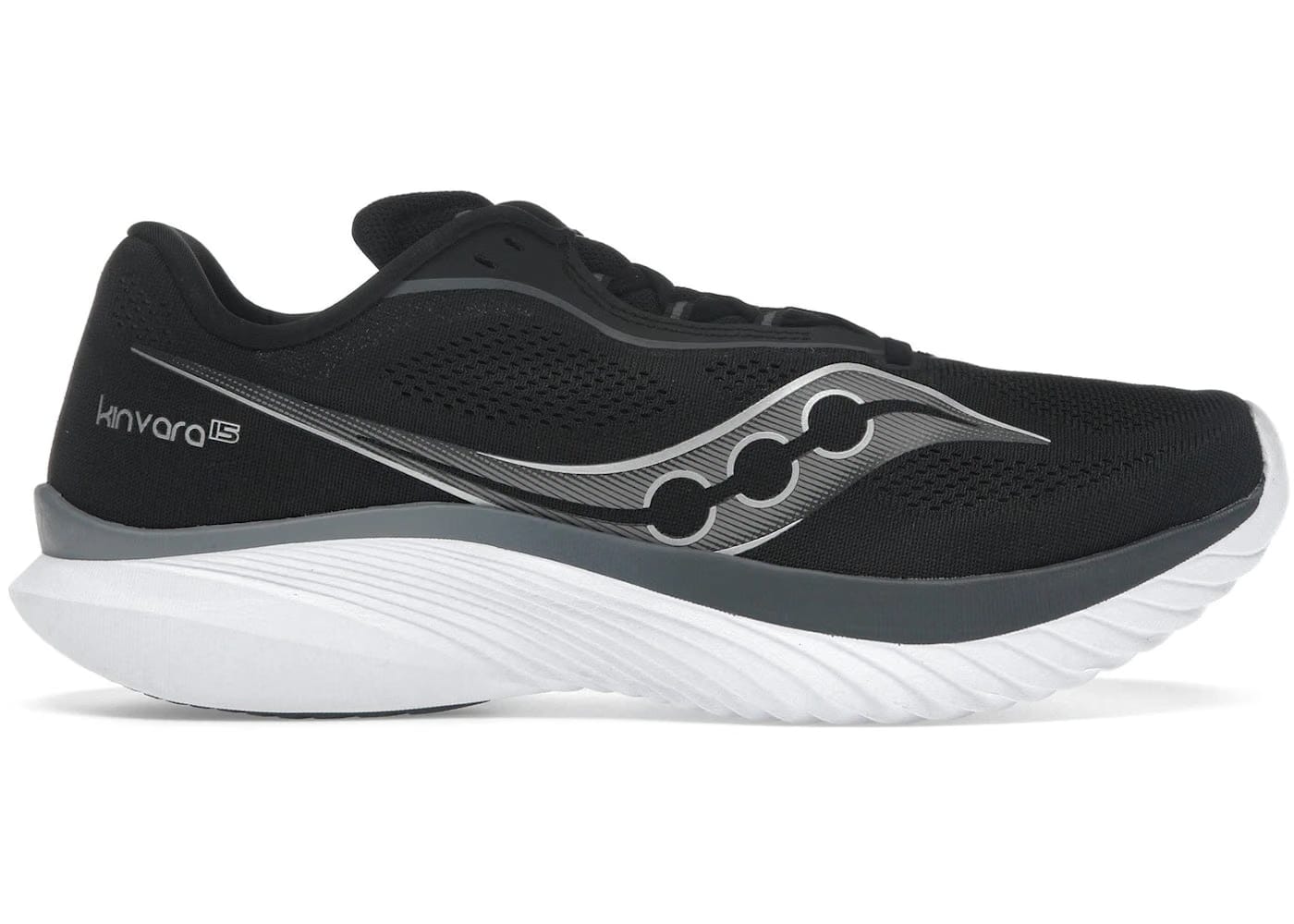 Saucony Kinvara 15 Black White Womens