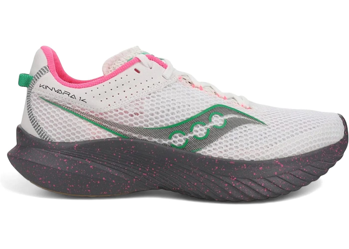 Saucony Kinvara 14 White Sprig Gravel Womens