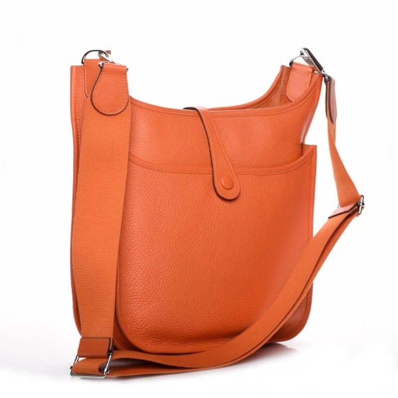 Hermes Evelyne III Taurillon Clemence PM Feu