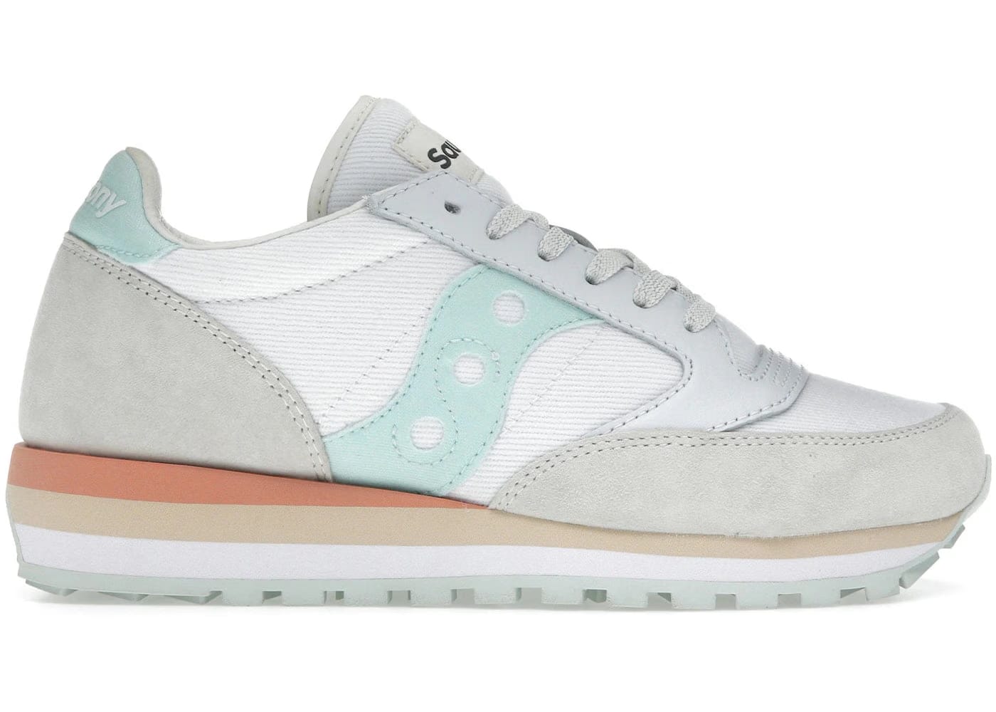 Saucony Jazz Triple Glitter Light Blue Womens