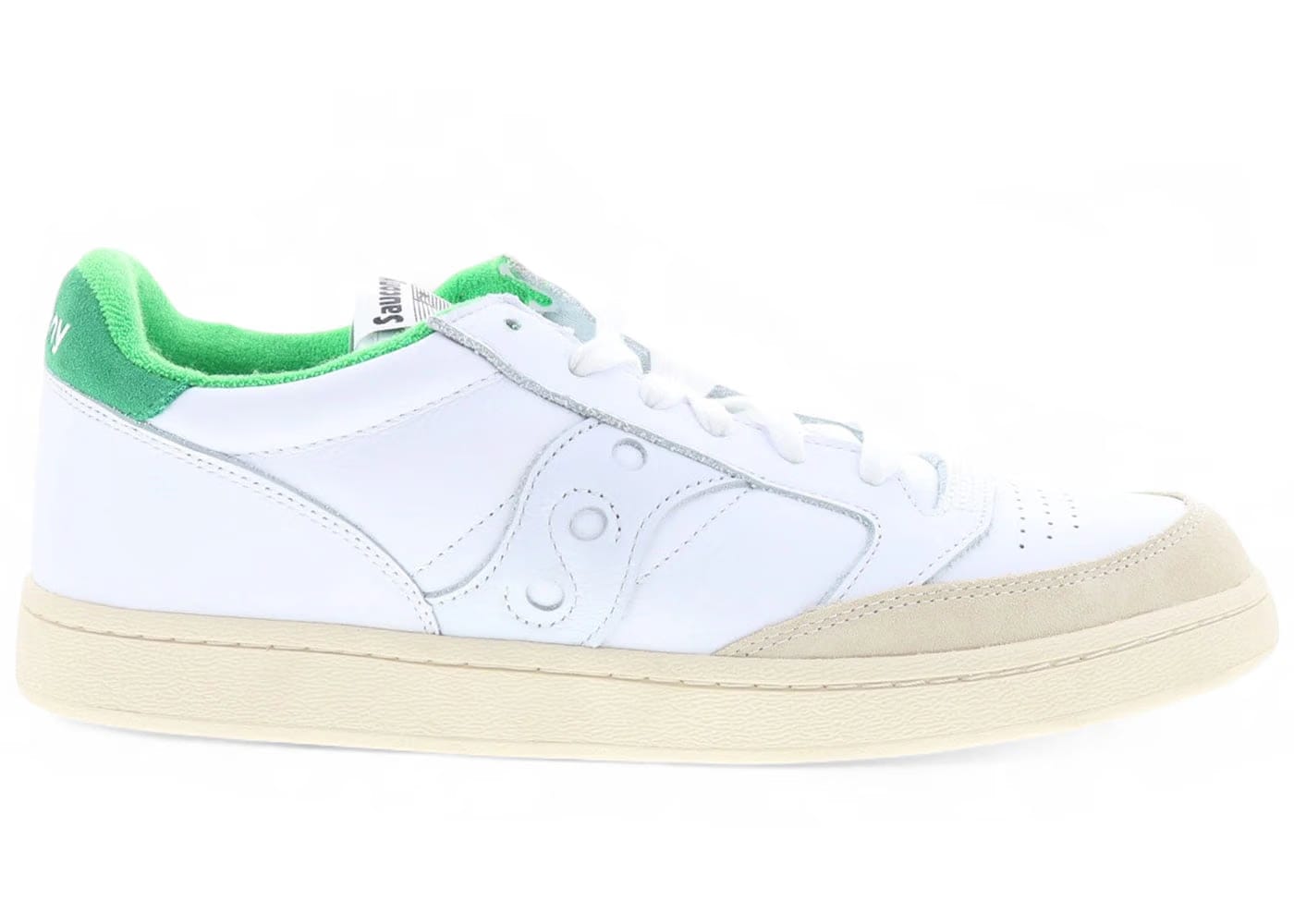 Saucony Jazz Court White Green Lime Gum