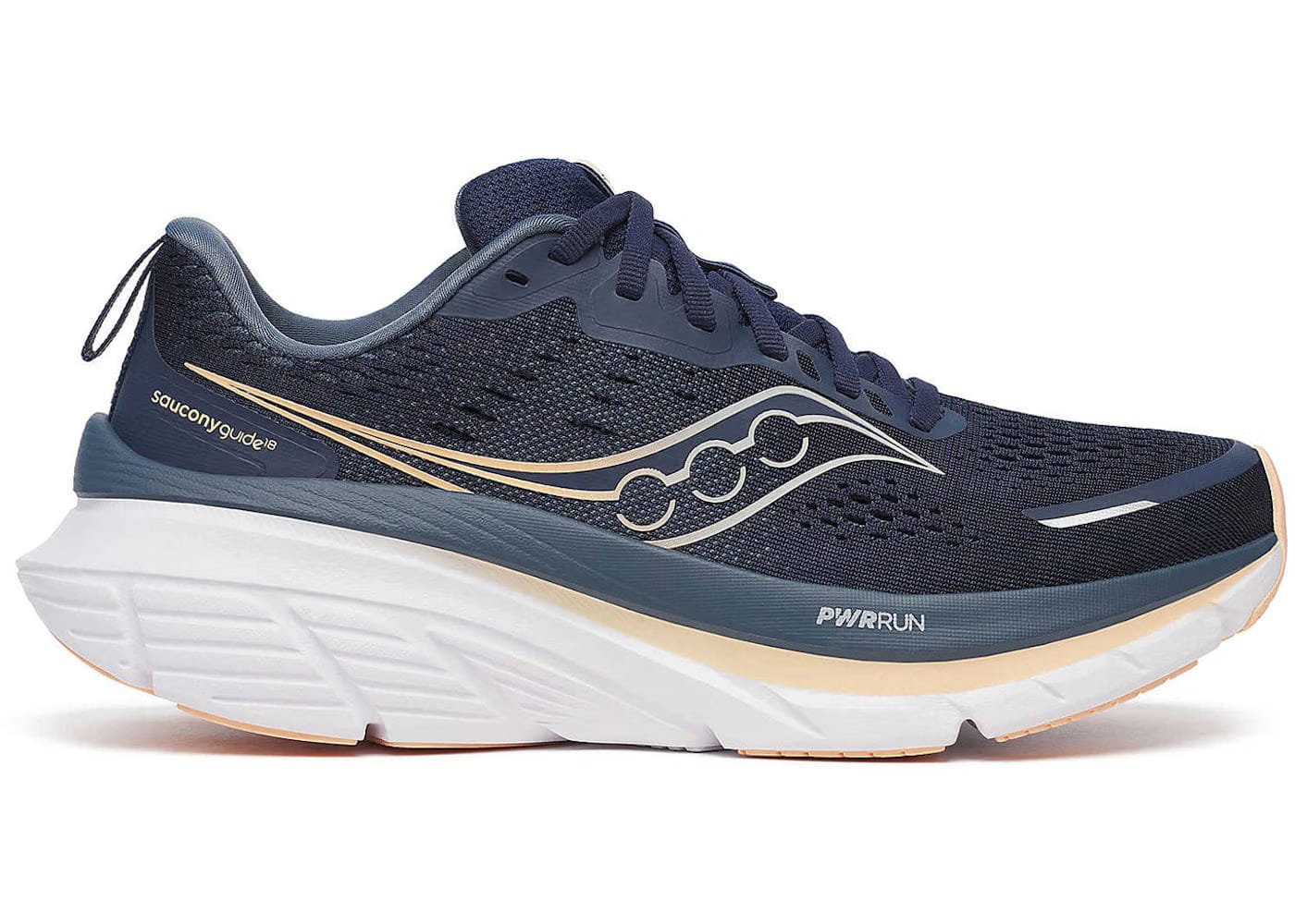 Saucony Guide 18 Navy Apricot Womens