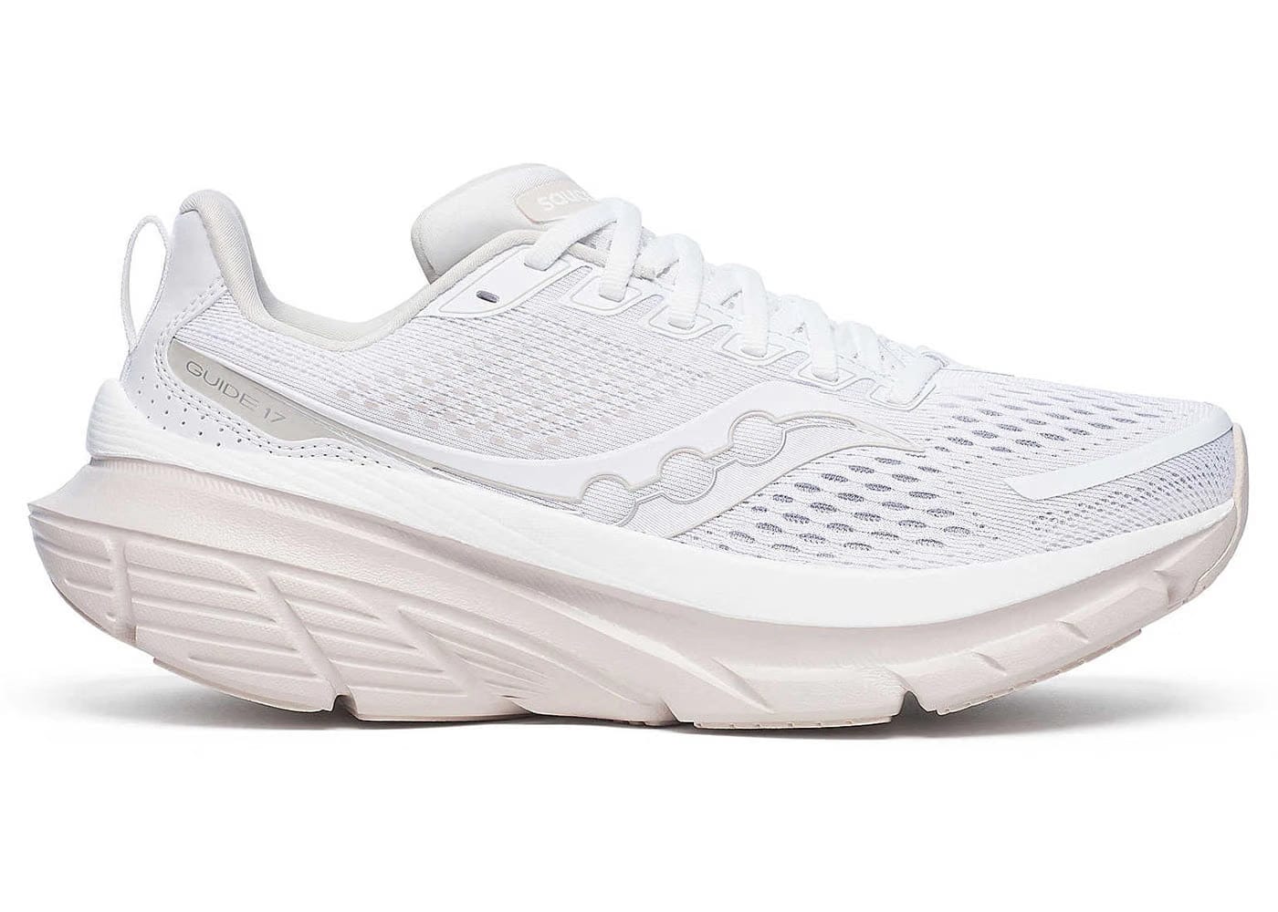 Saucony Guide 17 White Moon Womens