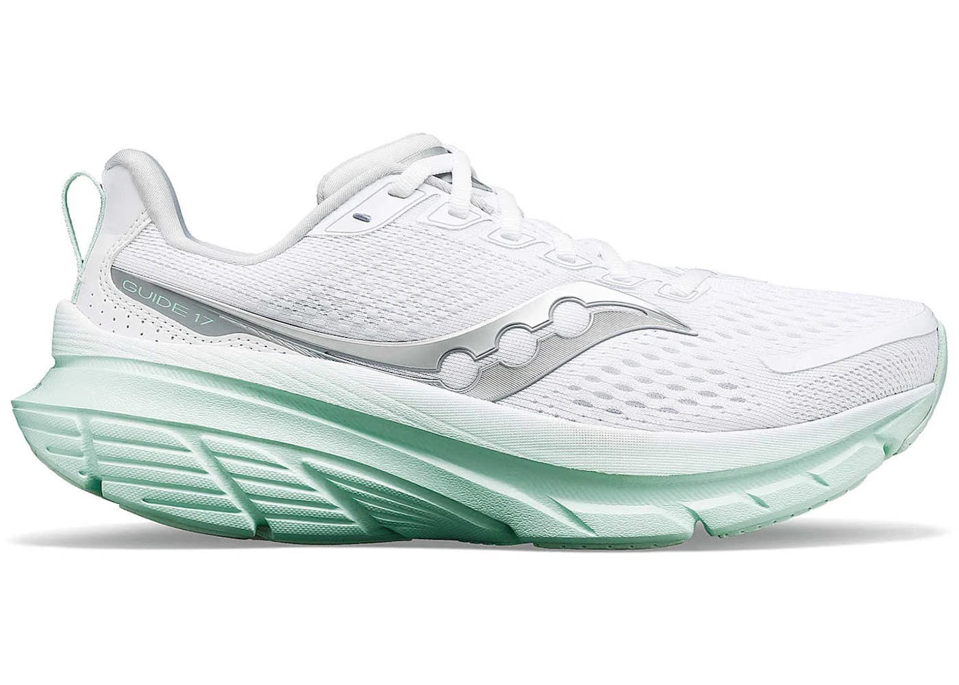 Saucony Guide 17 White Jade Womens