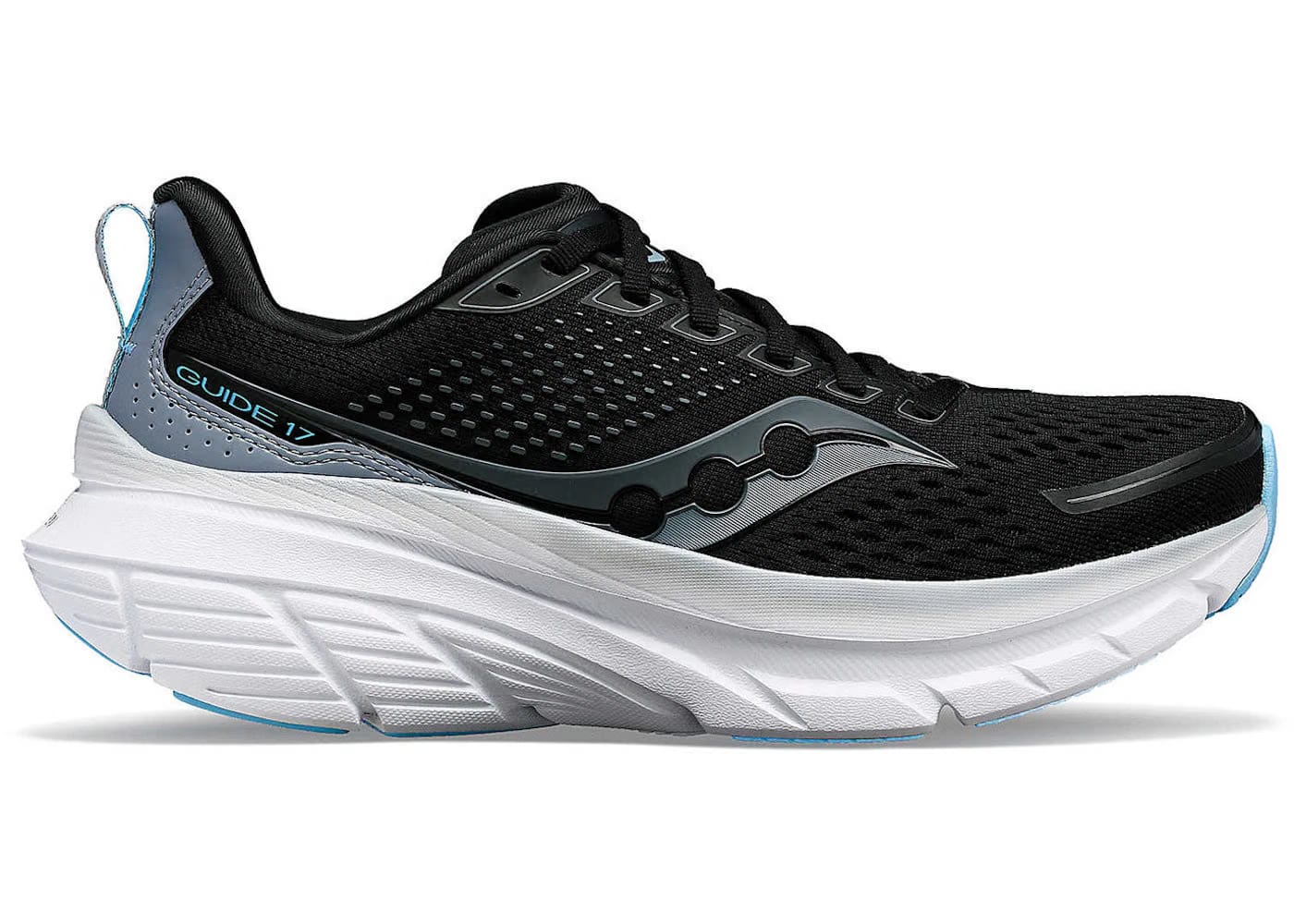 Saucony Guide 17 Black Fog Womens