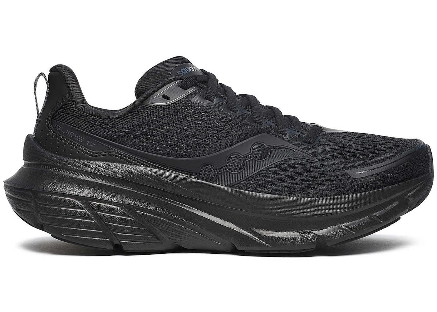 Saucony Guide 17 Black Black Womens