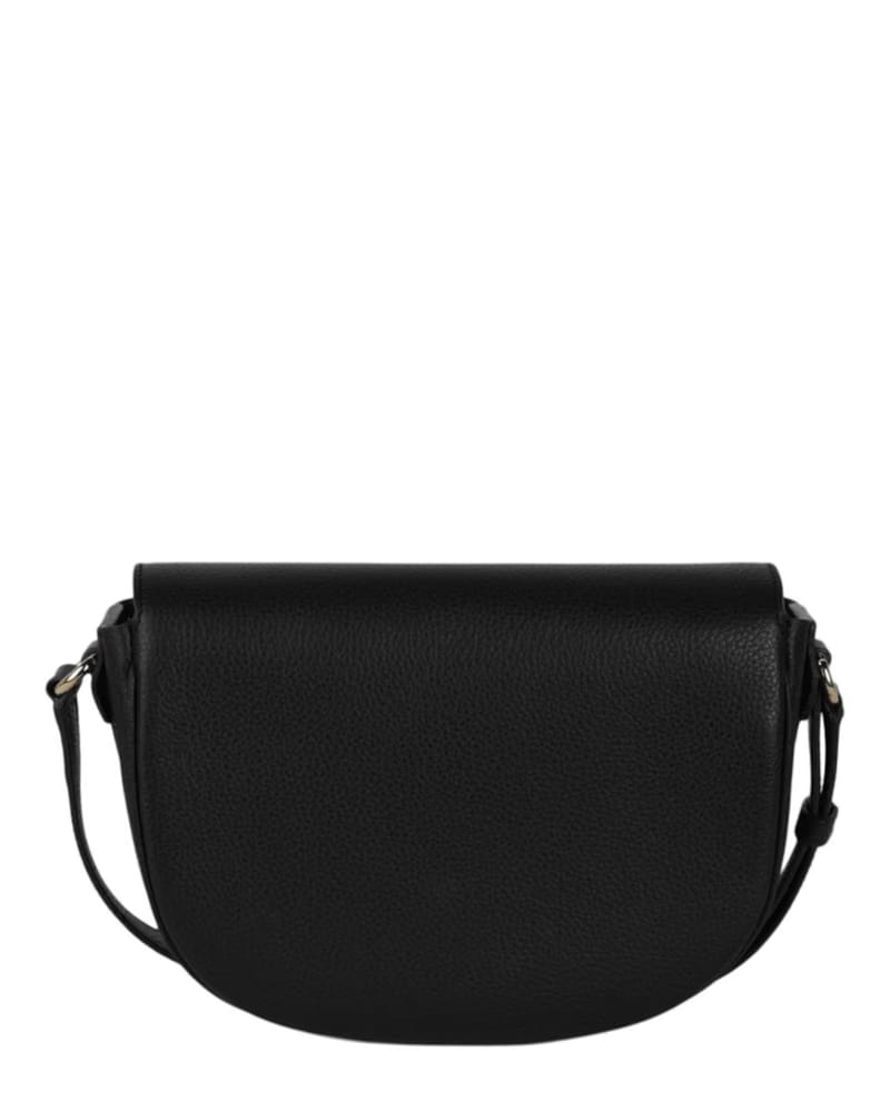 Ferragamo Gancini Buckle Crossbody Black