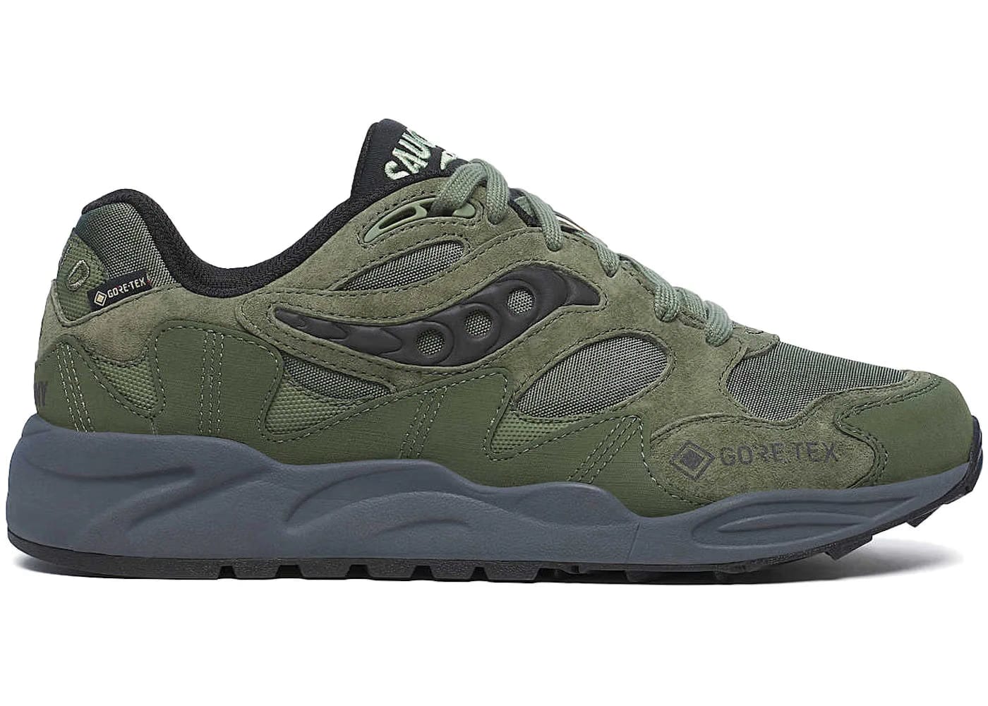 Saucony Grid Shadow 2 Gore-Tex Forest Black