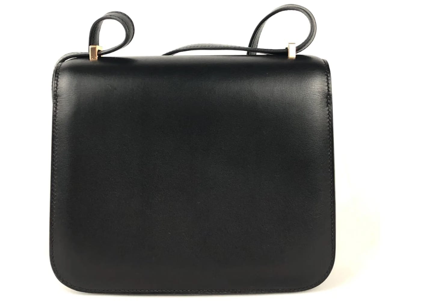Hermes Constance Evercalf Rose Gold Mini 18 Noir