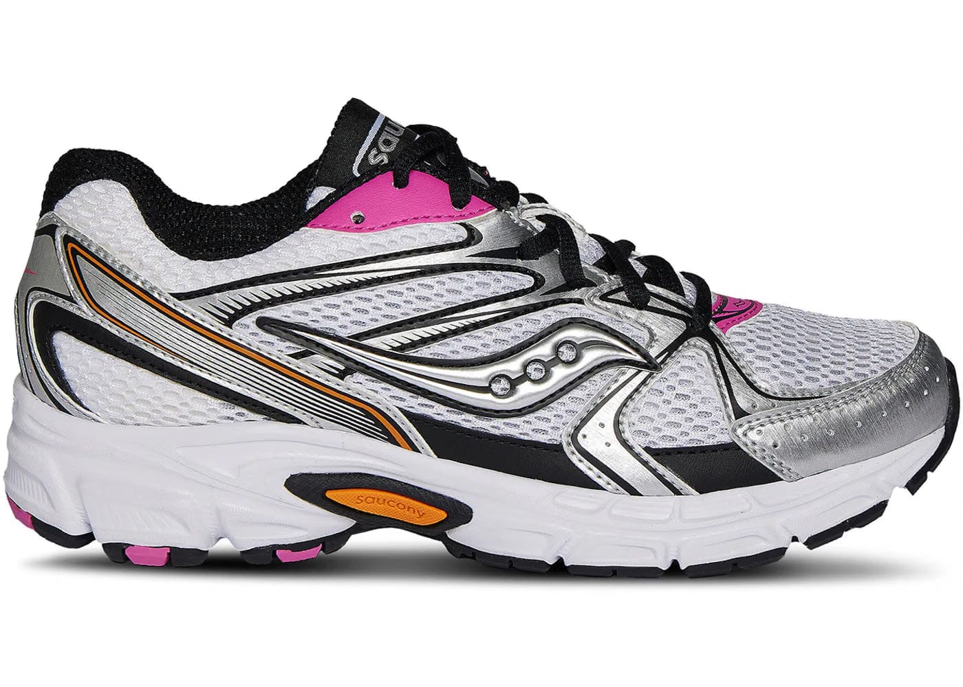 Saucony Grid Ride Millennium White Orange Pink Womens