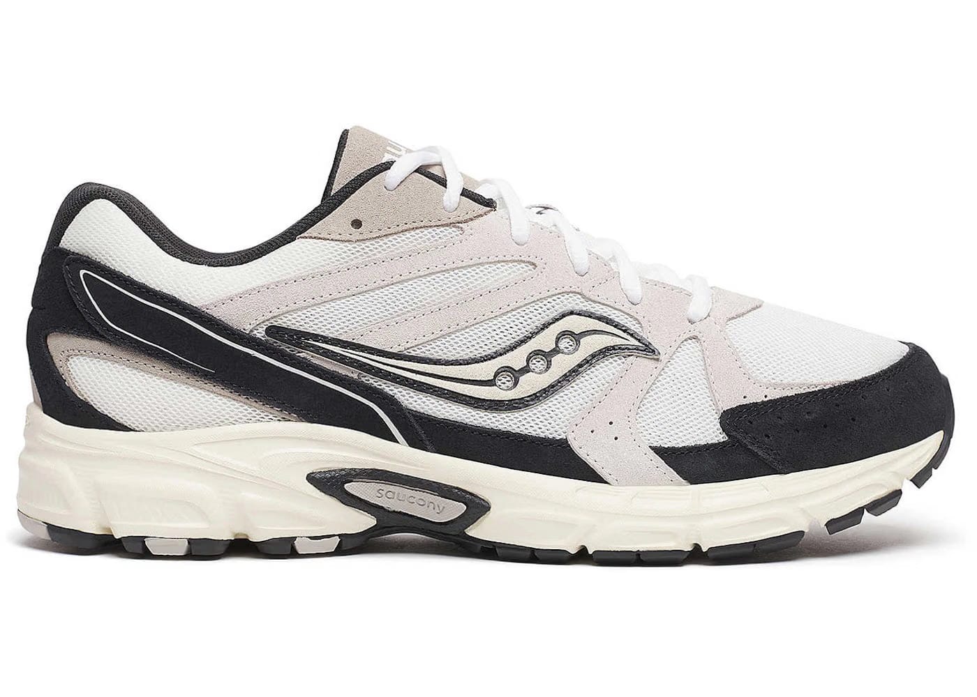 Saucony Grid Ride Millennium Suede White Black