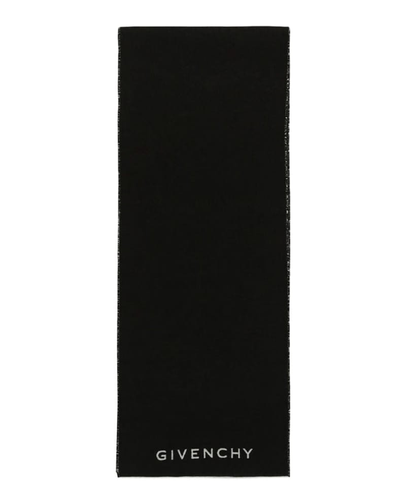 Givenchy Reversible 4G Stars Scarf Black White