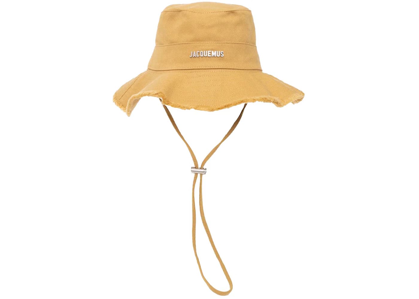 Jacquemus Le Bob Artichaut Frayed Expedition Hat Beige