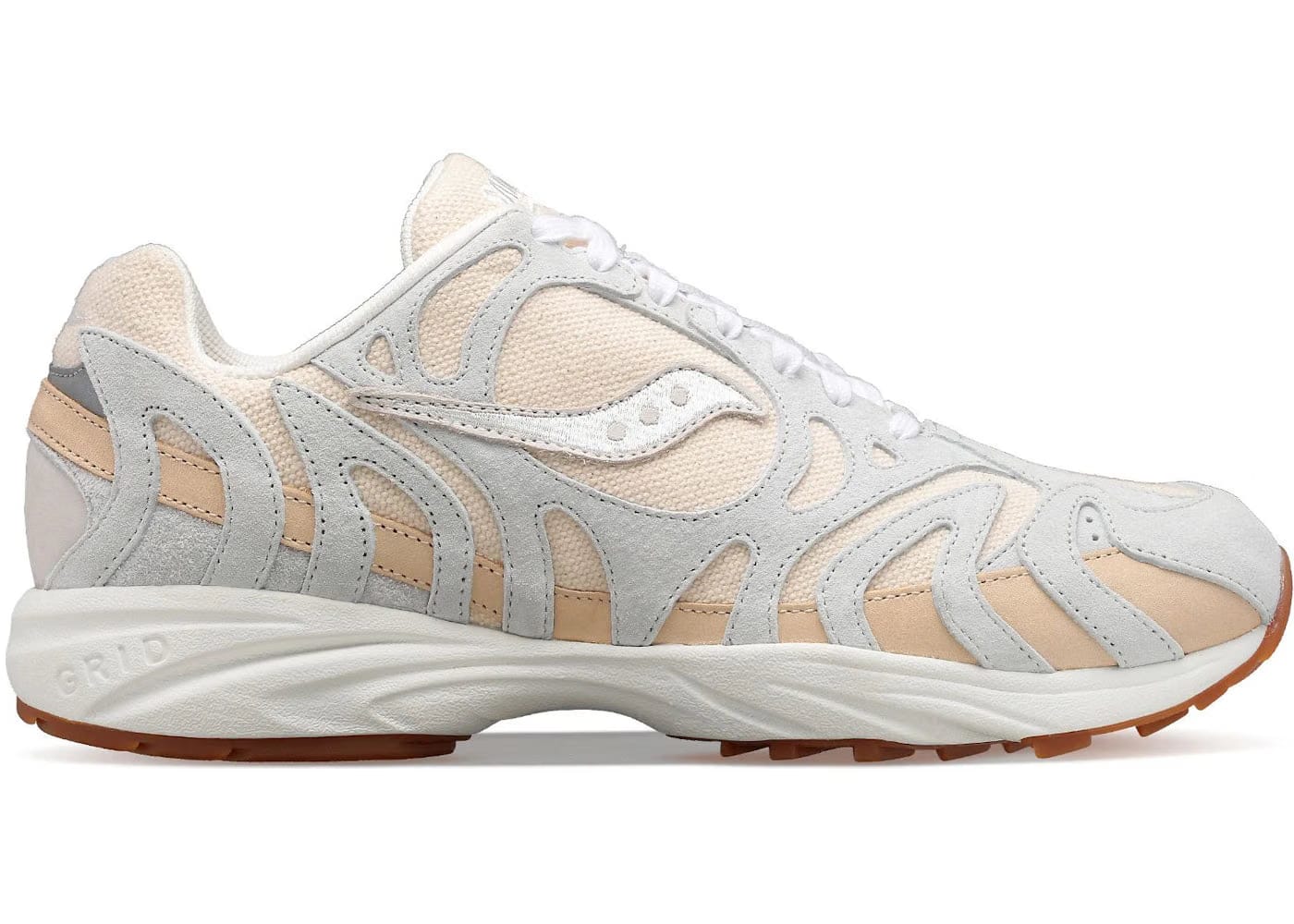 Saucony Grid Azura 2000 Blank Canvas Undyed